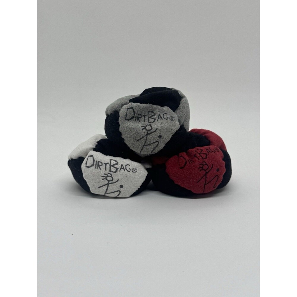 Dirtbag Classic World Footbag Hacky Sack 8 Panel Sand Filled NEW Lot Of 3